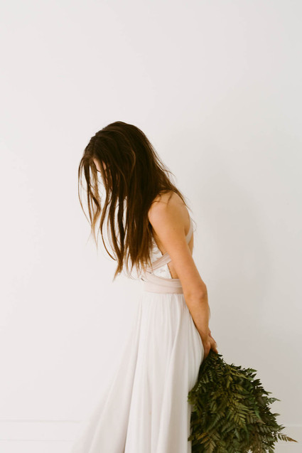 Modern wedding dress