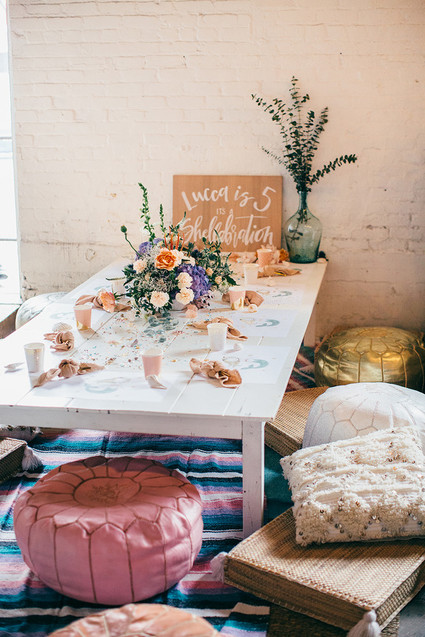 Mermaid 5th birthday party for Lucca Valentine Inspiration