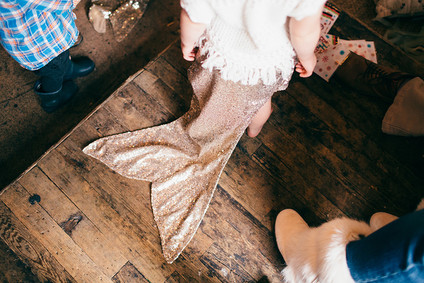 Mermaid 5th birthday party for Lucca Valentine Inspiration