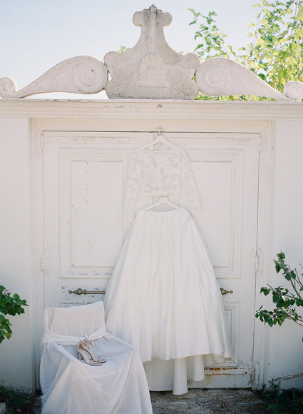 Two piece wedding dress