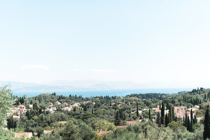 Mediterranean island wedding