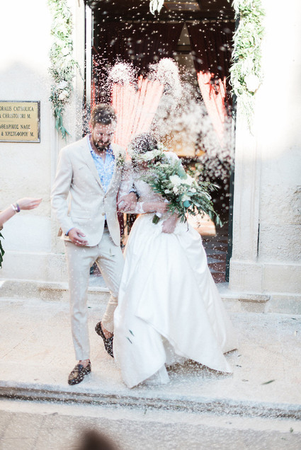 Mediterranean island wedding