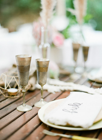 Bohemian wedding decor