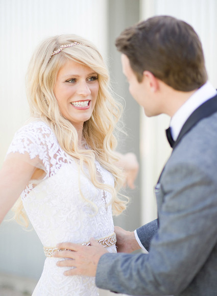 Reem Acra wedding dress