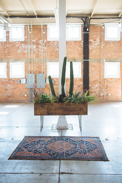 Desert wedding decor