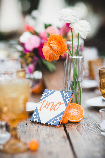 Mexican inspired wedding decor