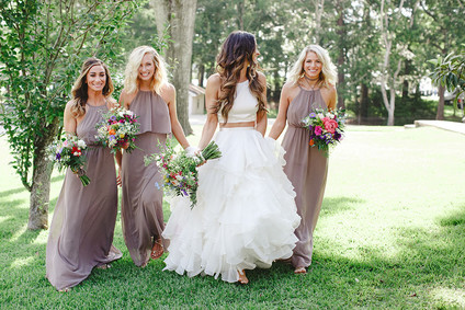 boho lakeside wedding