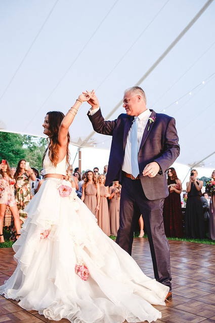 boho lakeside wedding