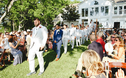 boho lakeside wedding