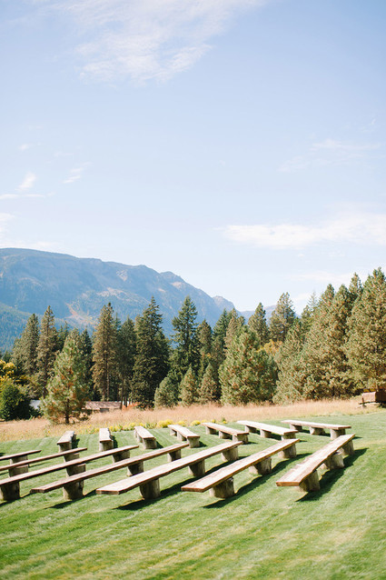 Pacific northwest mountain wedding
