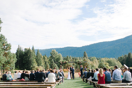 Pacific northwest mountain wedding