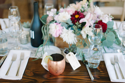 Copper Moscow mule glasses