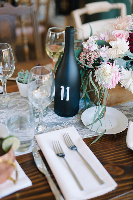 DIY table numbers
