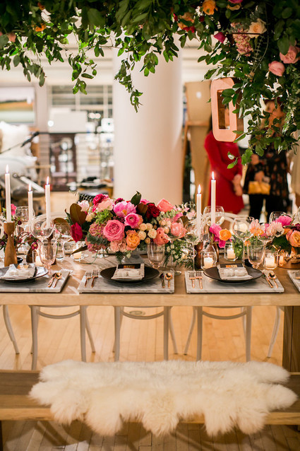 Valentines inspired dinner party