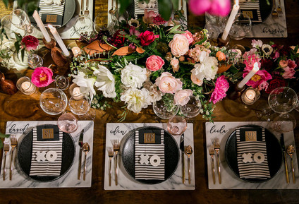 Valentines inspired dinner party