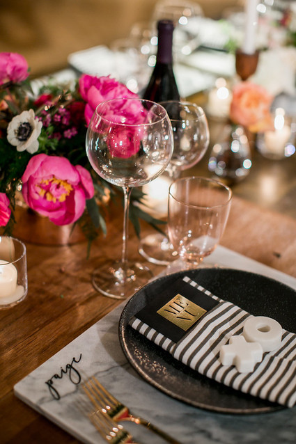 Valentines inspired dinner party