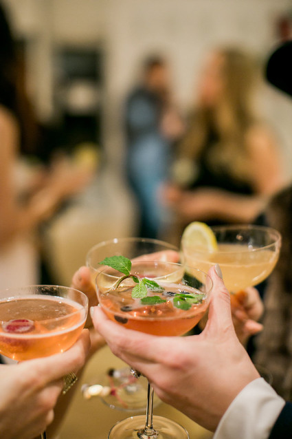 Dinner party cocktails