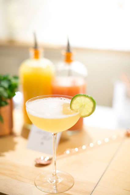 Dinner party cocktails