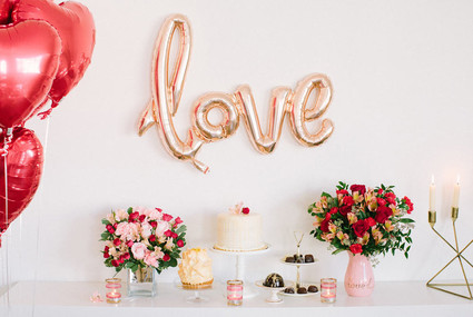 dessert table