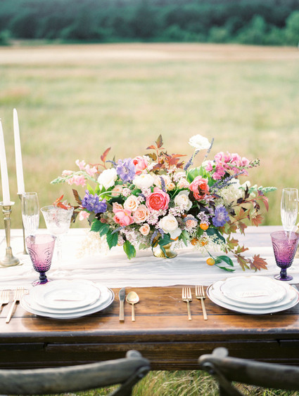 Romantic wine country wedding inspiration