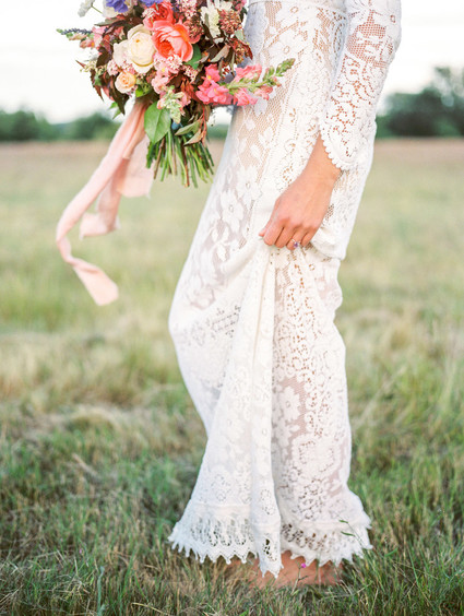 Romantic bridal gown