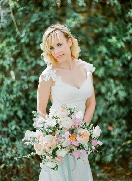 Romantic bridal bouquet