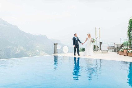 Amalfi coast wedding at Hotel Caruso