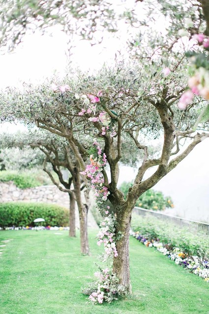 Garden wedding flowers