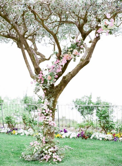 Garden wedding flowers