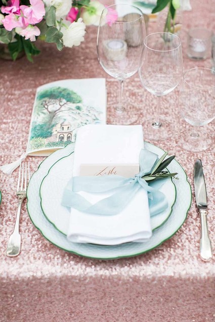 Romantic place setting Inspiration