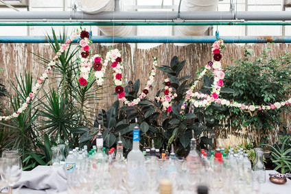 Floral wedding initials