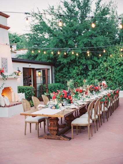 Romantic pink and navy wedding ideas