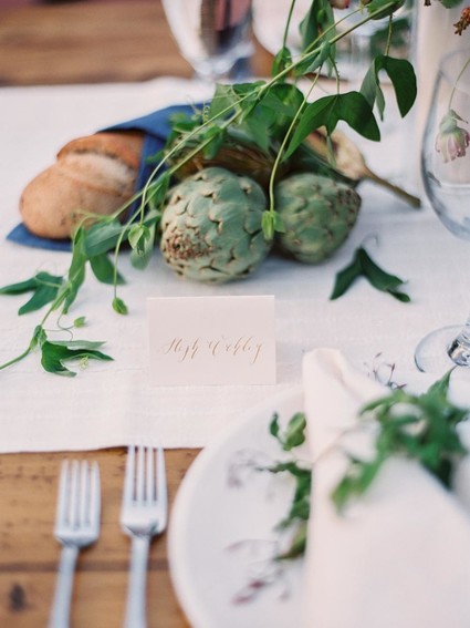 Romantic wedding reception table