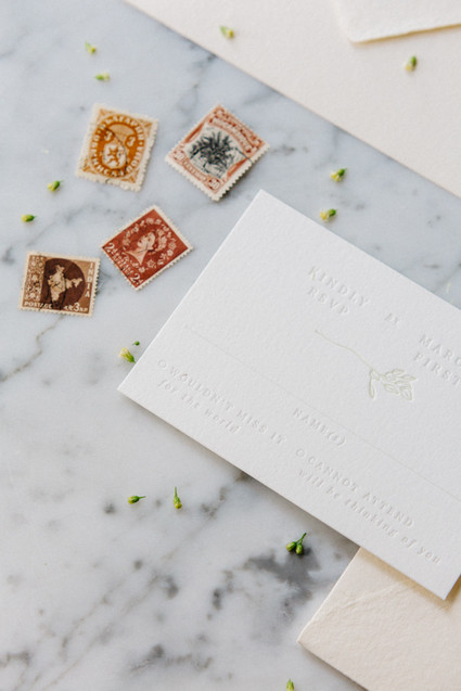 Elegant wedding invitations