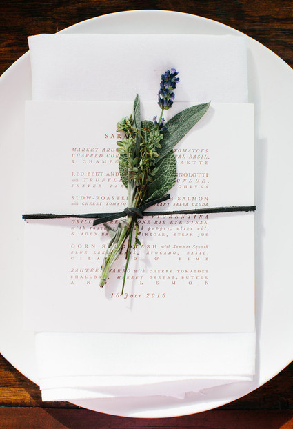 Modern place setting Inspiration