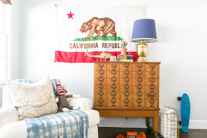 Modern vintage boy's nursery