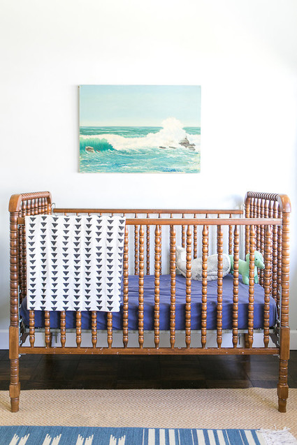 Modern vintage boy's nursery