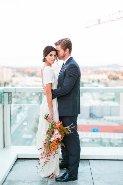 Modern wedding at W Hotel in Hollywood
