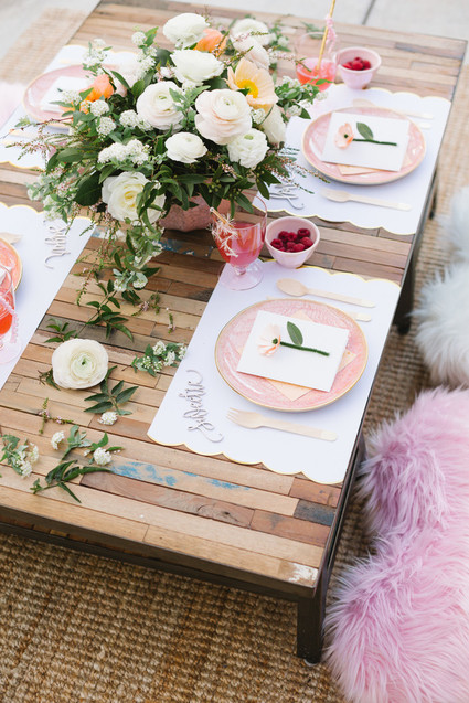 Floral valentine's day brunch for kids