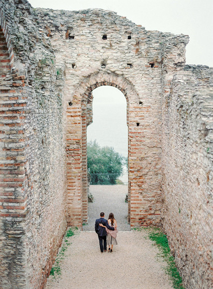 Winter family photos in Italy
