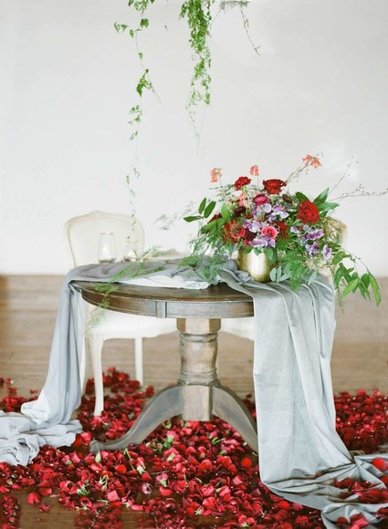 Valentine's Day wedding flowers