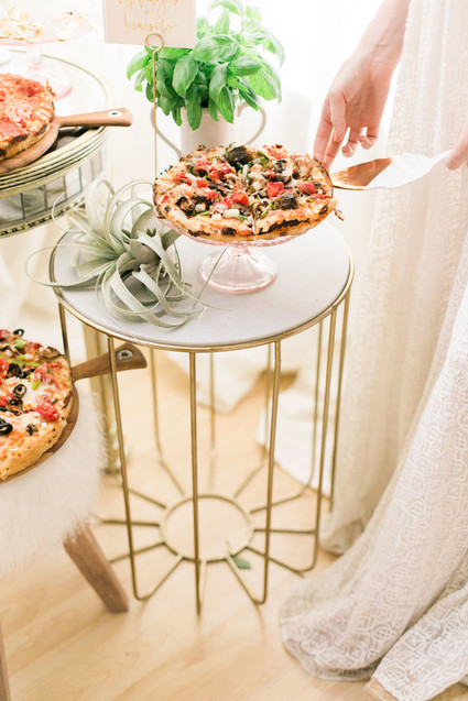 Tropical Galentine's Day brunch