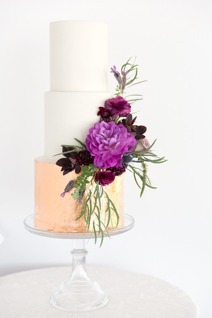 Anthropologie inspired wedding cake