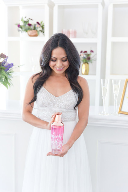 Rose gold cocktail shaker