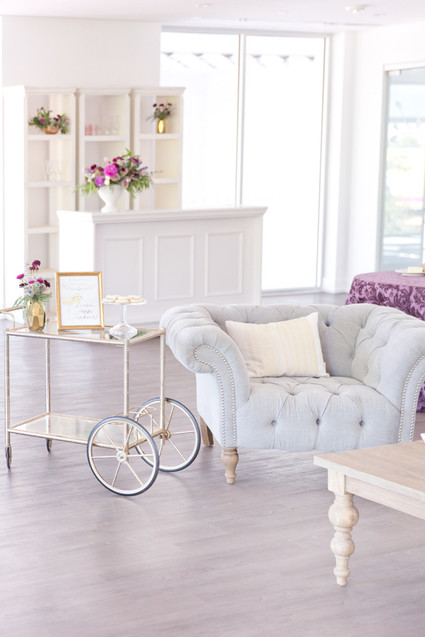 Romantic wedding lounge