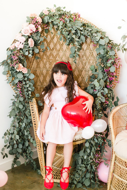 Little girls Valentine's party Inspiration