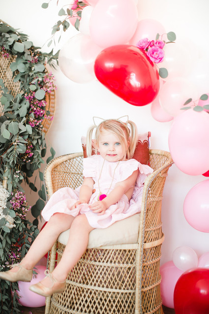 Little girls Valentine's party Inspiration