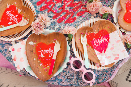 Little girls Valentine's party Inspiration