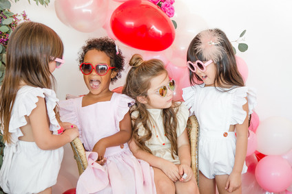 Little girls Valentine's party Inspiration