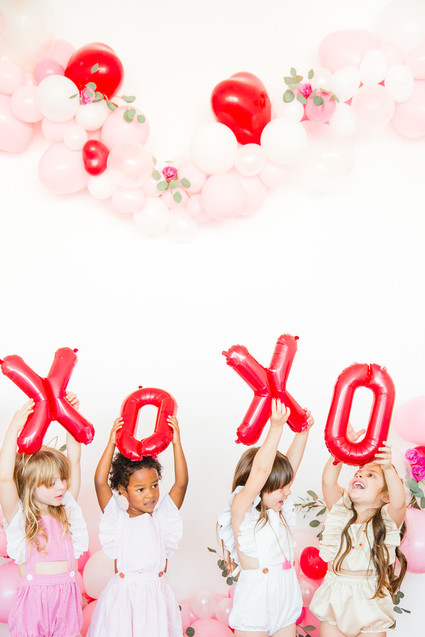 Little girls Valentine's party Inspiration